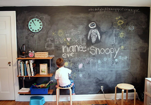 Chalkboard Paint for Rooms