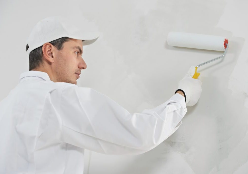 house painter at work